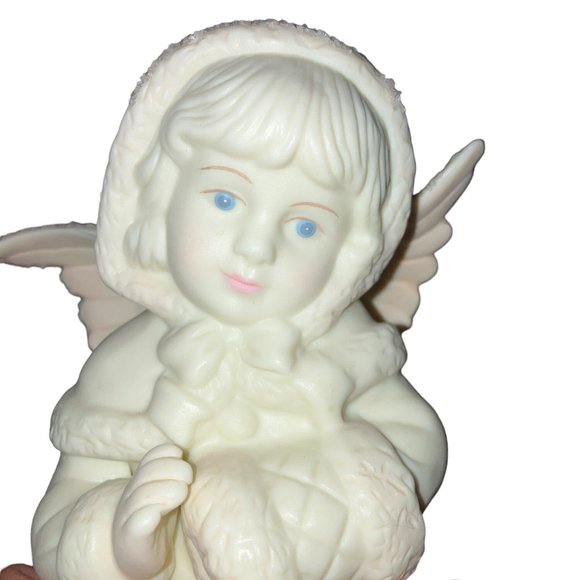 Little miracles Angel Russ Christmas Figurine Girl Porcelain Ceramic Collectible - Picture 3 of 14